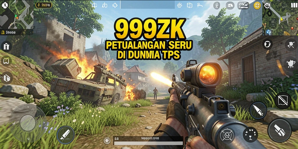 Gameplay seru 999ZK dengan aksi mendebarkan di arena.