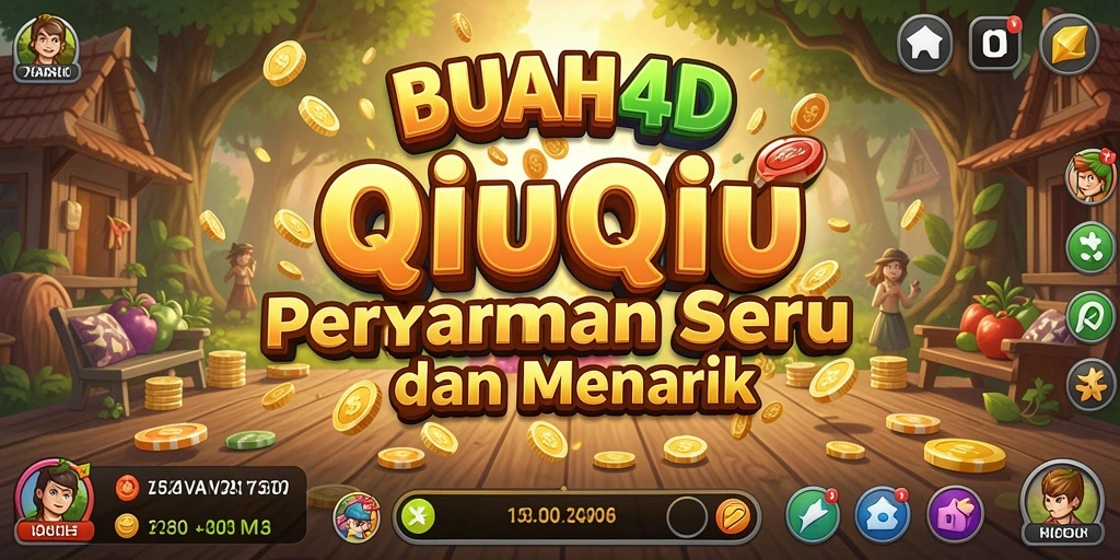 Tampilan gameplay seru di BUAH4D dengan kartu QiuQiu.