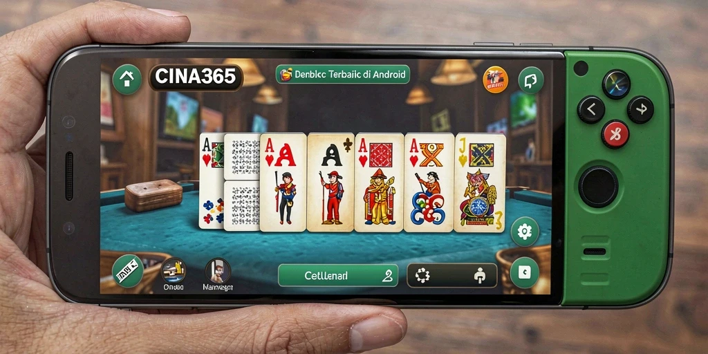 Screenshot gameplay CINA365 menampilkan keseruan permainan Domino.