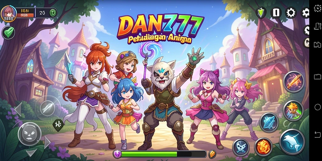 Tampilan gameplay yang menarik dan penuh aksi di DAN777.