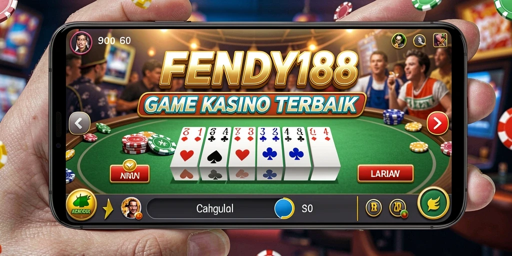 Screenshot gameplay FENDY188 yang menampilkan suasana kasino yang nyata.