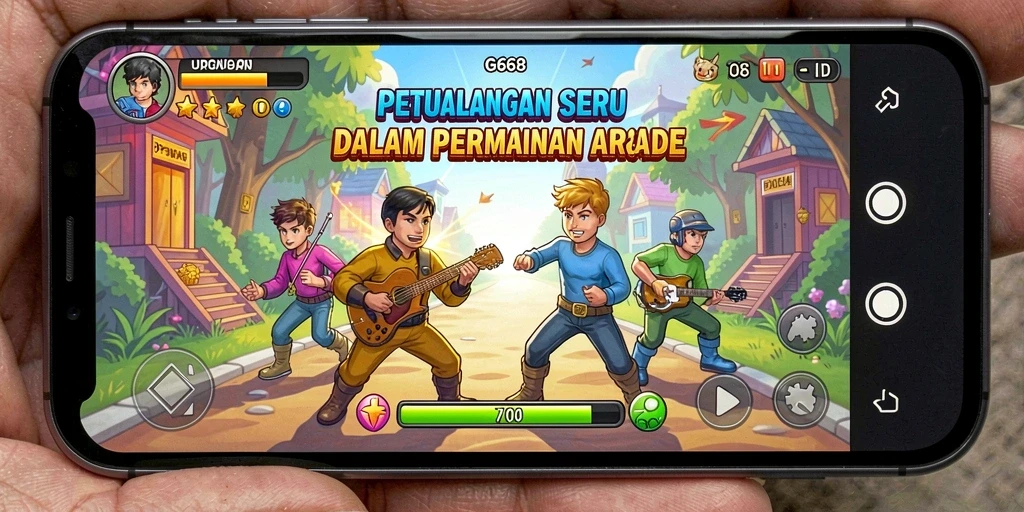 Tangkapan layar dari gameplay G668 yang seru dan penuh warna.