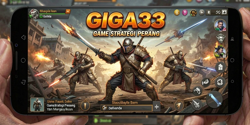 Screenshot GIGA33 menampilkan aksi pertempuran yang mendebarkan.