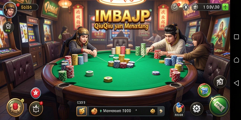 Tampilan gameplay seru dalam IMBAJP yang penuh strategi.