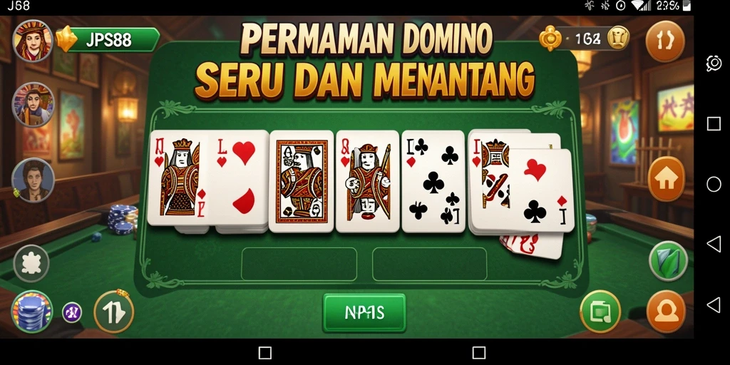 Tampilan gameplay dominasi yang menarik di JPS88.