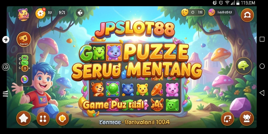 Screenshot JPSLOT88 menunjukkan gameplay puzzle yang menantang dan seru.