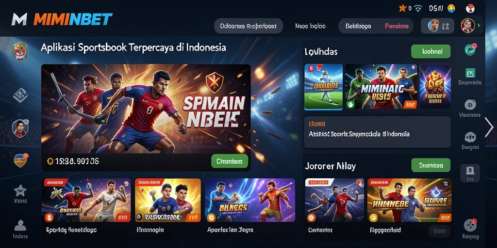 Tampilan gameplay Sportsbook yang menegangkan dan interaktif.