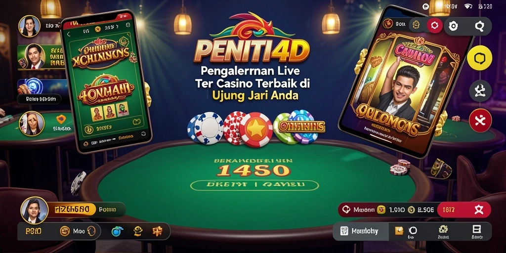 Tampilan gameplay PENITI4D yang menegangkan dan interaktif di Live Casino.