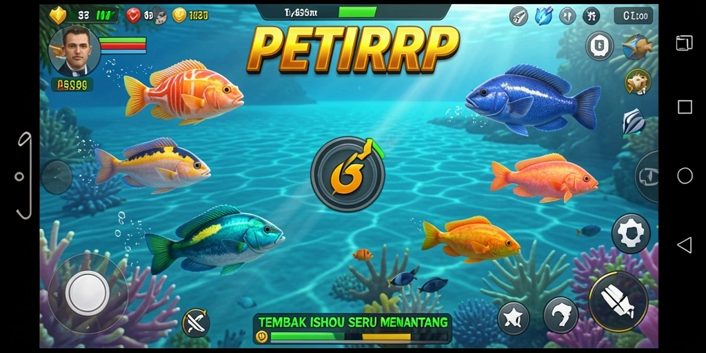 Tangkapan layar permainan Tembak Ikan yang seru dan penuh aksi.