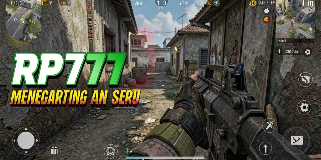 Screenshot gameplay RP777 menampilkan aksi tembak-menembak yang mendebarkan.