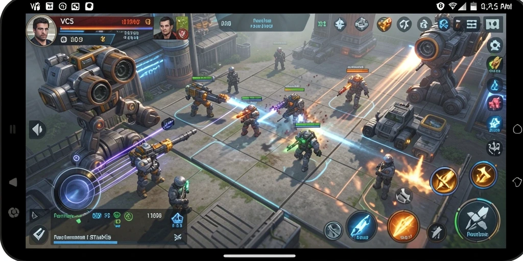 Tampilan gameplay VC5 yang menegangkan dan strategis.