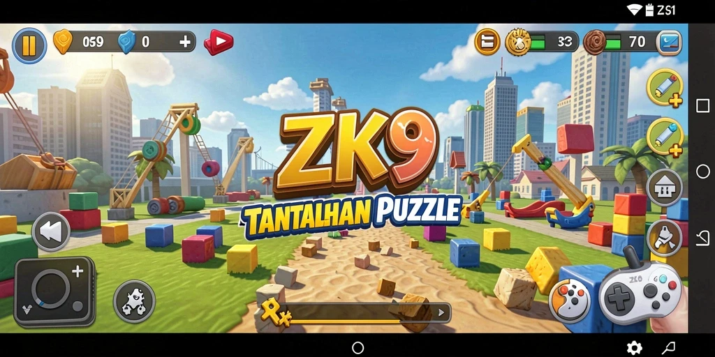 Gameplay menarik ZK9 dengan teka-teki yang menantang.