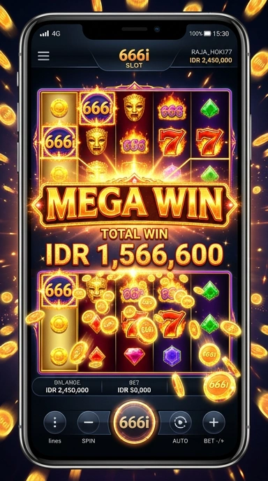 Tampilan layar awal aplikasi 666i yang bersih dan menarik.